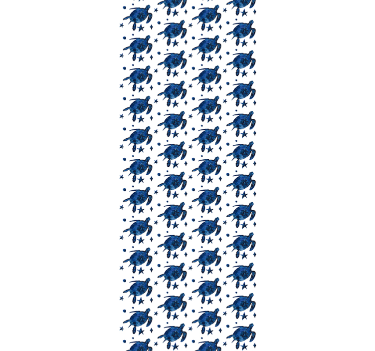 Papel parede Tartaruga com padrão de galáxia - TenStickers