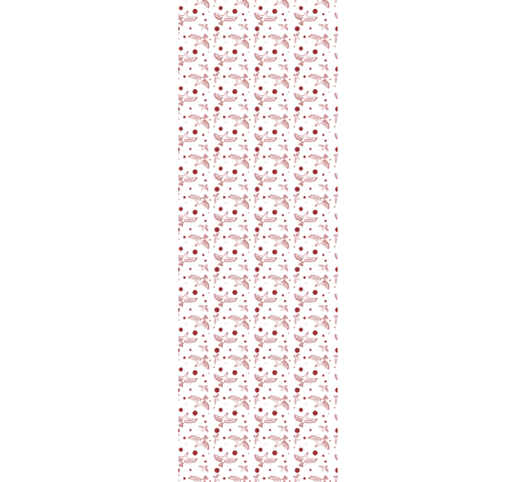 papel de parede animais pássaros e pontos - TenStickers