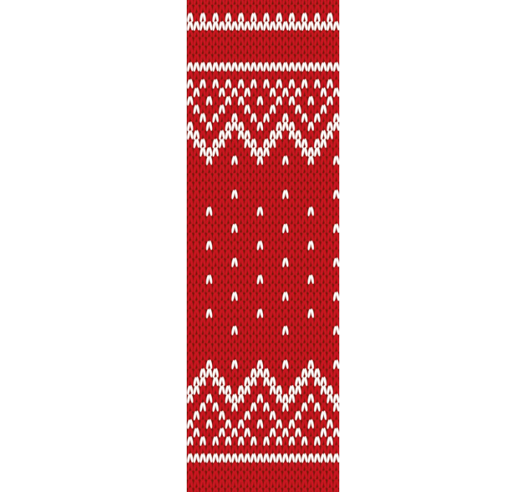 papel parede sala Padrão típico de natal - TenStickers