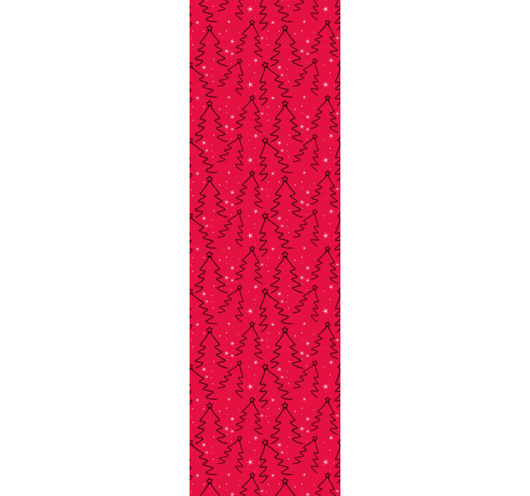 Papel de parede Natal árvores decorativas de feriado - TenStickers