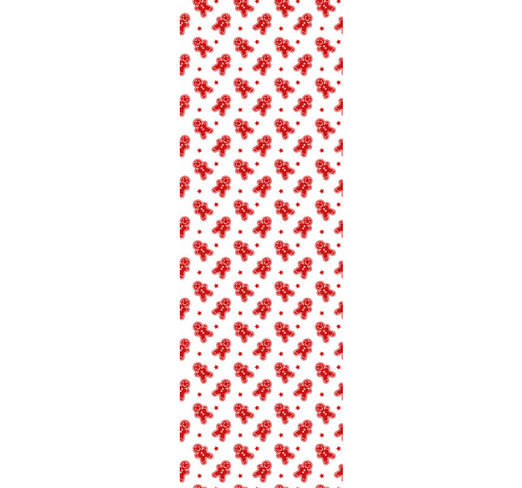 papel de parede para sala Biscoitos natalinos - TenStickers