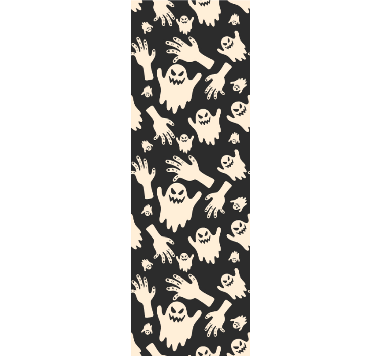 Papel de parede estampado assustador - TenStickers