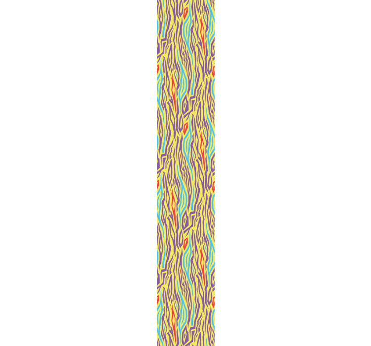 papel de parede de animais Estampa animal vintage de zebra - TenStickers