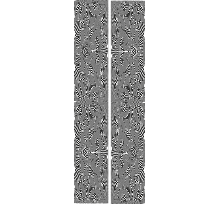 papel de parede de animais Efeito zebra 3d - TenStickers