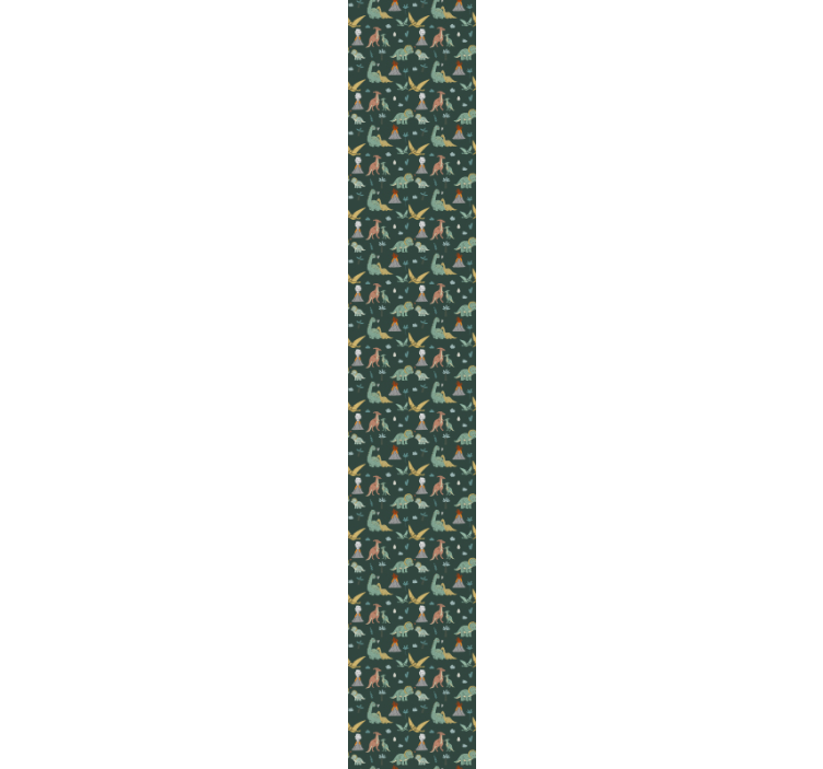 Papel de parede dinossauros delícia de padrão de dinossauro - TenStickers