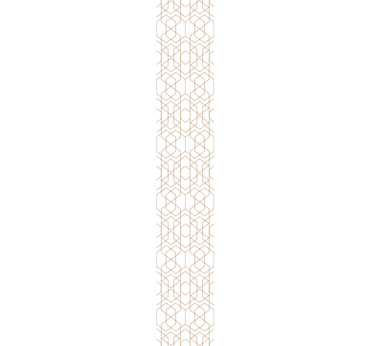 papel de parede abstracto Ornamento glamour real - TenStickers