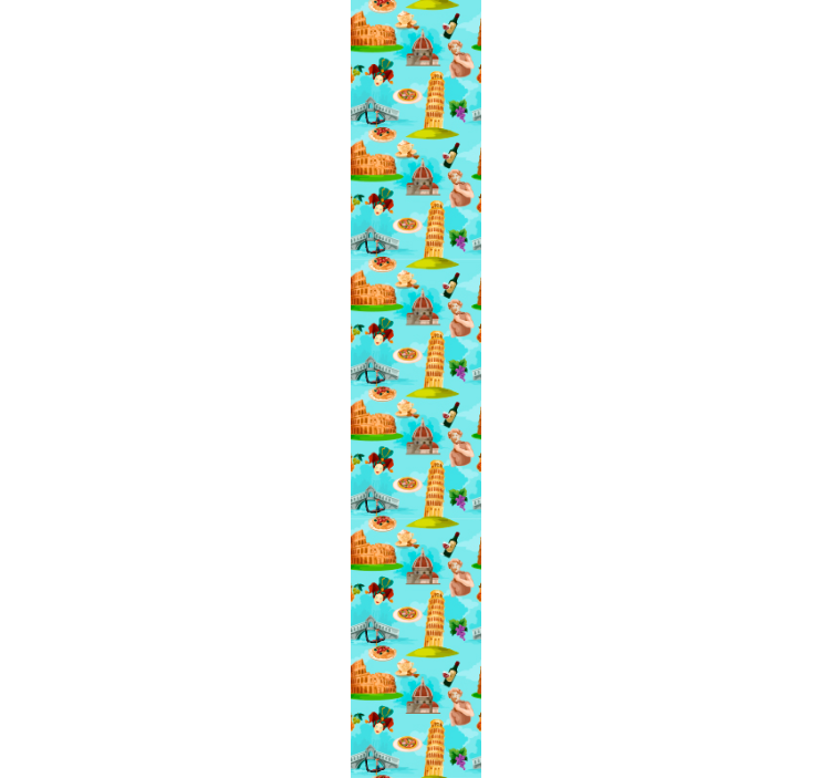 Papel de parede cidades e países colagem de marcos italianos - TenStickers