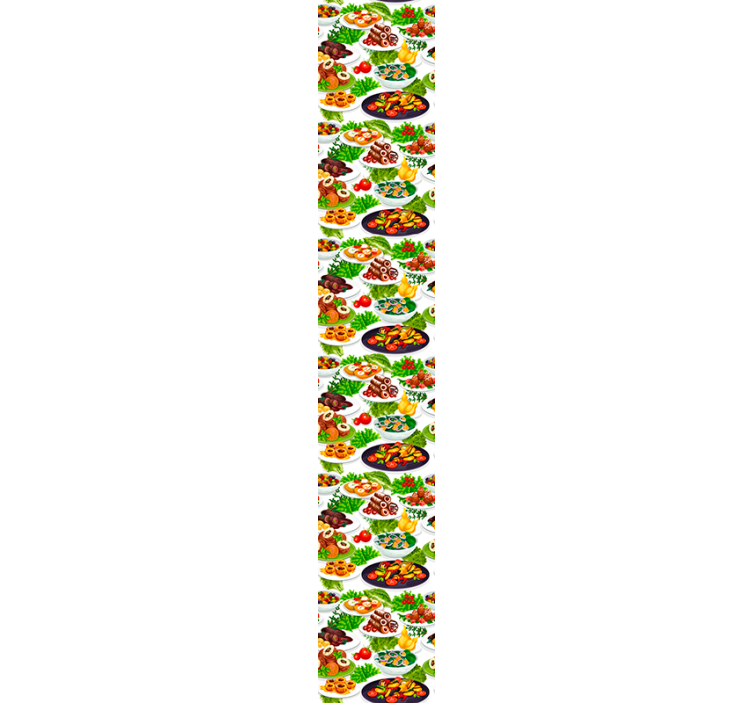 papel de parede para cozinha delícias culinárias - TenStickers