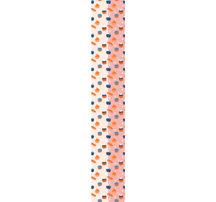 papel de parede outros vintage Confeitaria colorida - TenStickers