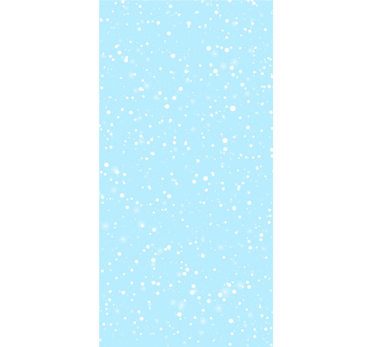 papel de parede para sala Neve caíndo - TenStickers
