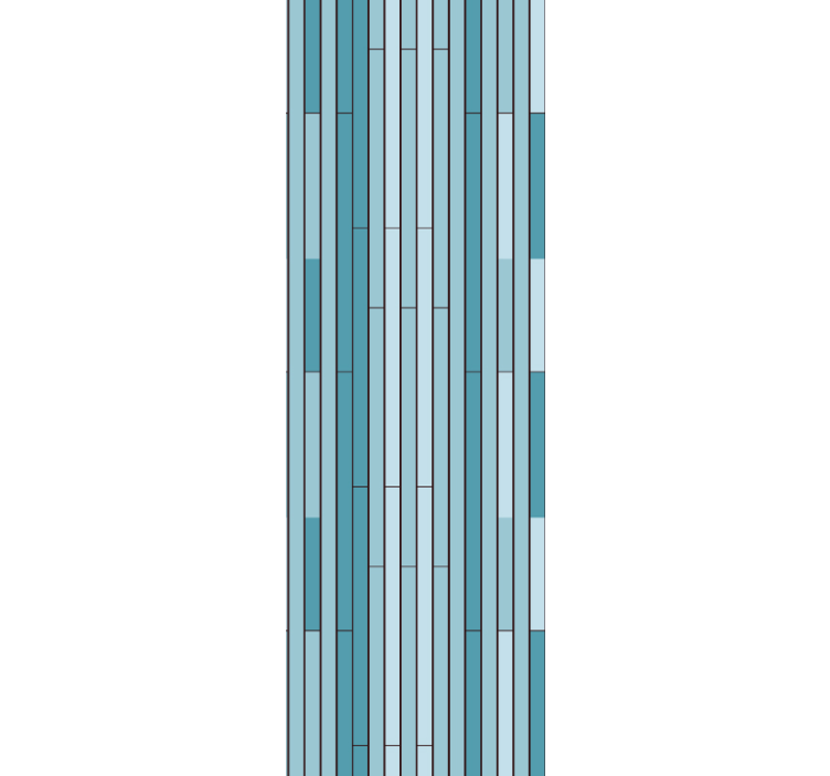 papel de parede madeira Madeira de cor azul - TenStickers