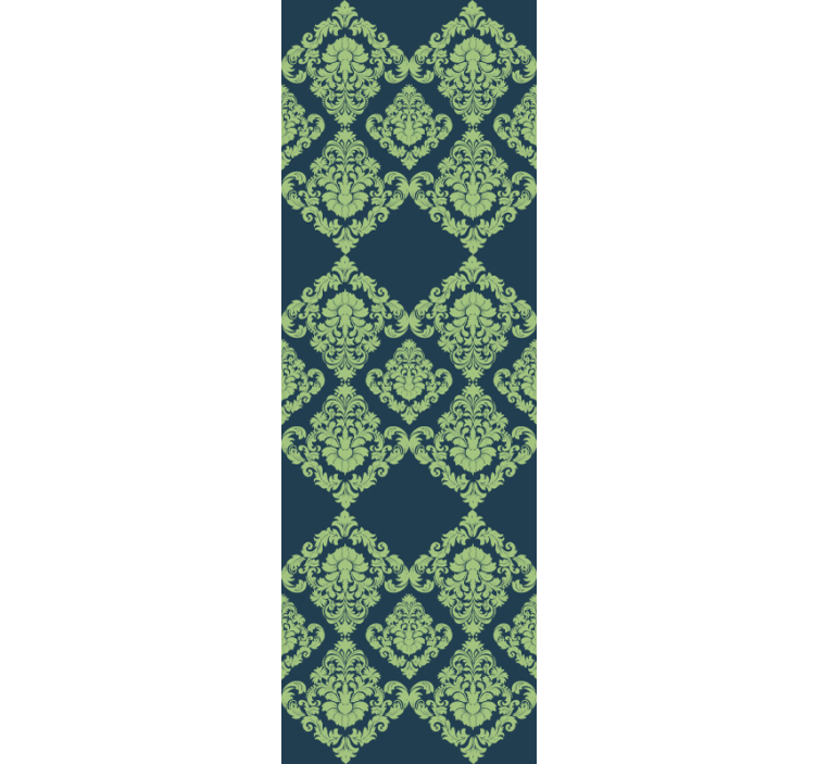 papel de parede barroco damasco ornamental - TenStickers