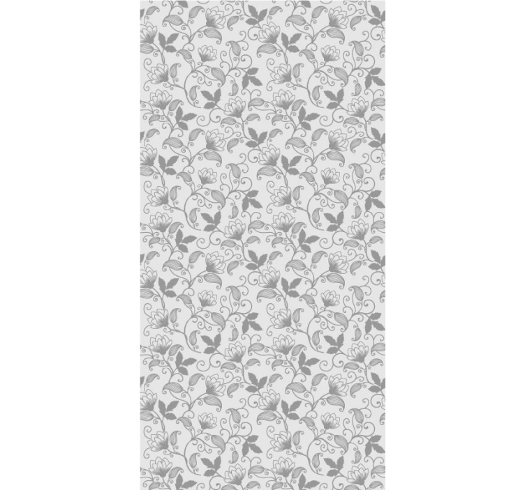papel de parede de flores estampa floral elegante - TenStickers