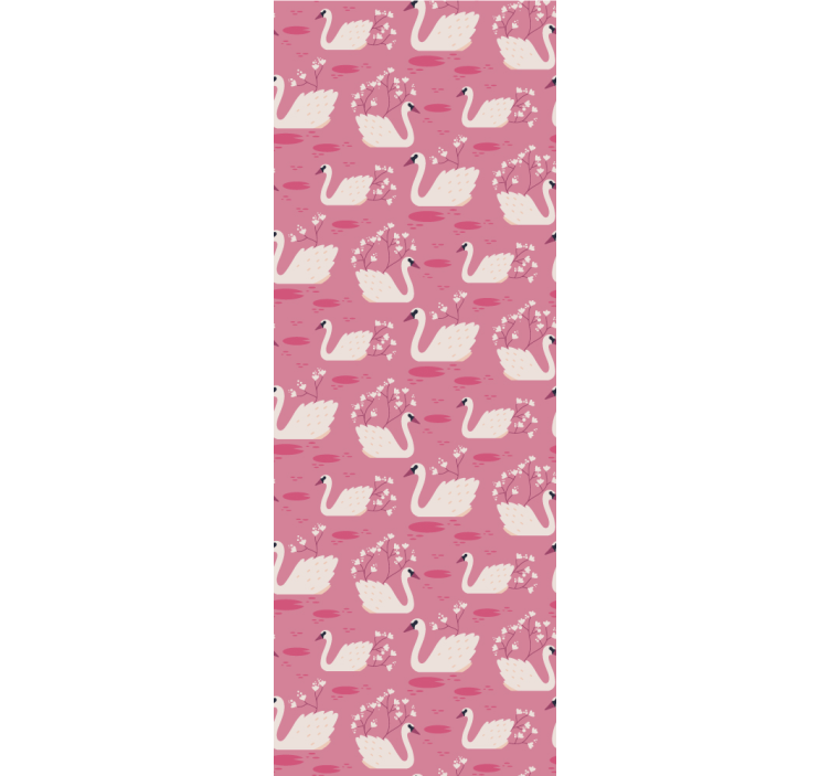 papel de parede animais design de cisne encantador - TenStickers