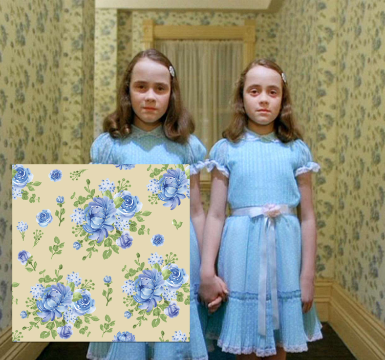 papel de parede corredor Corredor brilhante - TenStickers