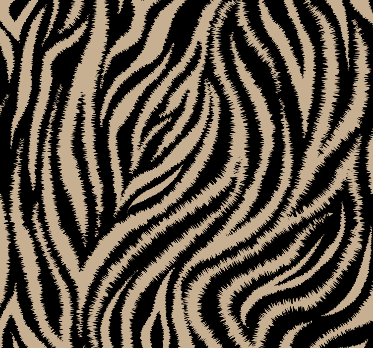 Papel de parede zebra inspirado em zebra - TenStickers