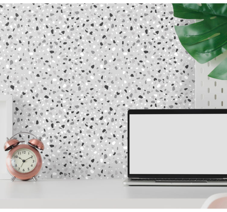 papel de parede outras texturas inspirado em terrazzo - TenStickers