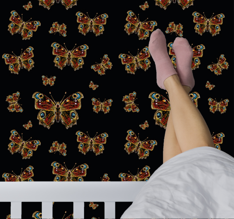 papel de parede borboletas coleção de borboletas - TenStickers