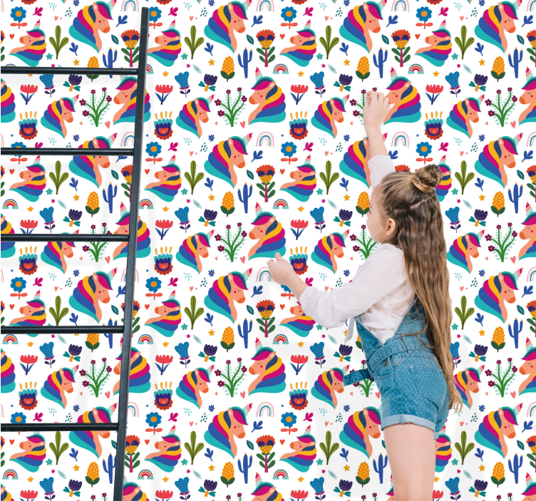 papel de parede animais motivo floral tucano - TenStickers