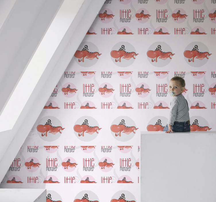 Papel de parede estilo fronteira com dragões - TenStickers