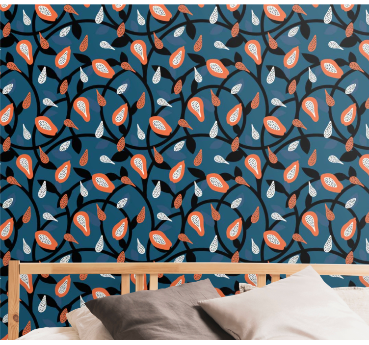 Papel de parede natureza motivo inspirado na natureza - TenStickers