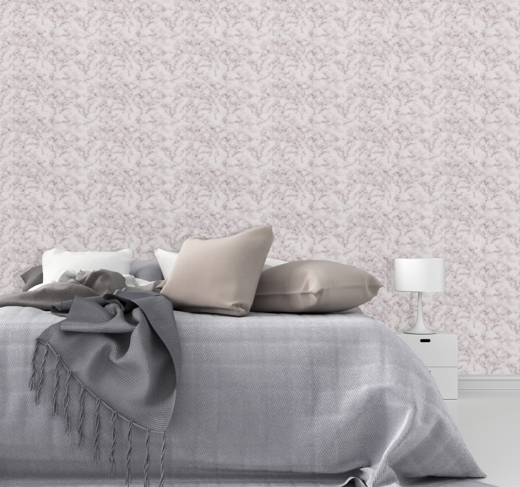 papel de parede floral floreio ornamental - TenStickers