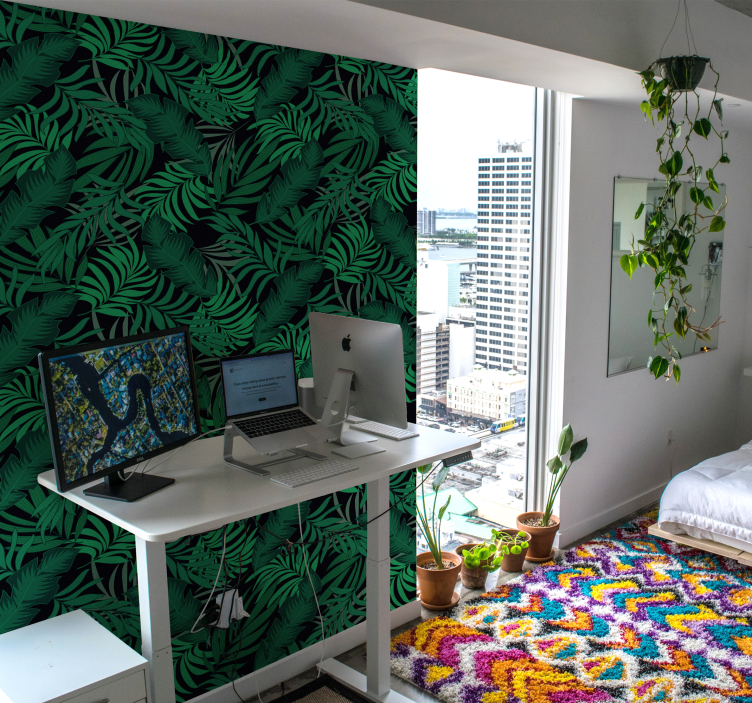 Papel de parede da floresta Chaves da selva - TenStickers