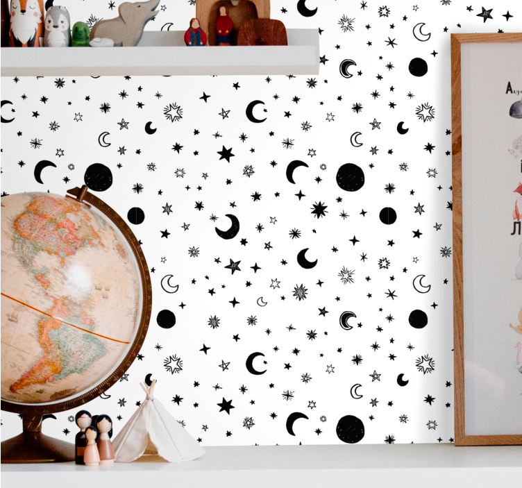 Papel de parede estrelas céu noturno celestial - TenStickers