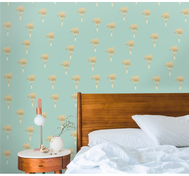 Papel de parede natureza padrão de nuvens chuvosas - TenStickers