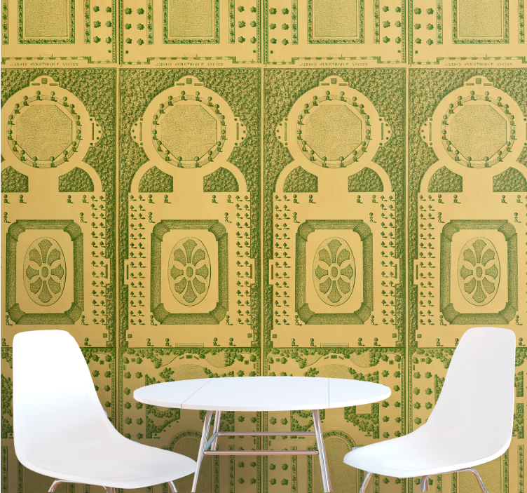 Papel de parede natureza paisagismo de jardim - TenStickers