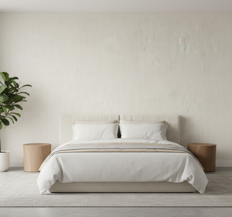 Papel de parede outras texturas linho neutro - TenStickers