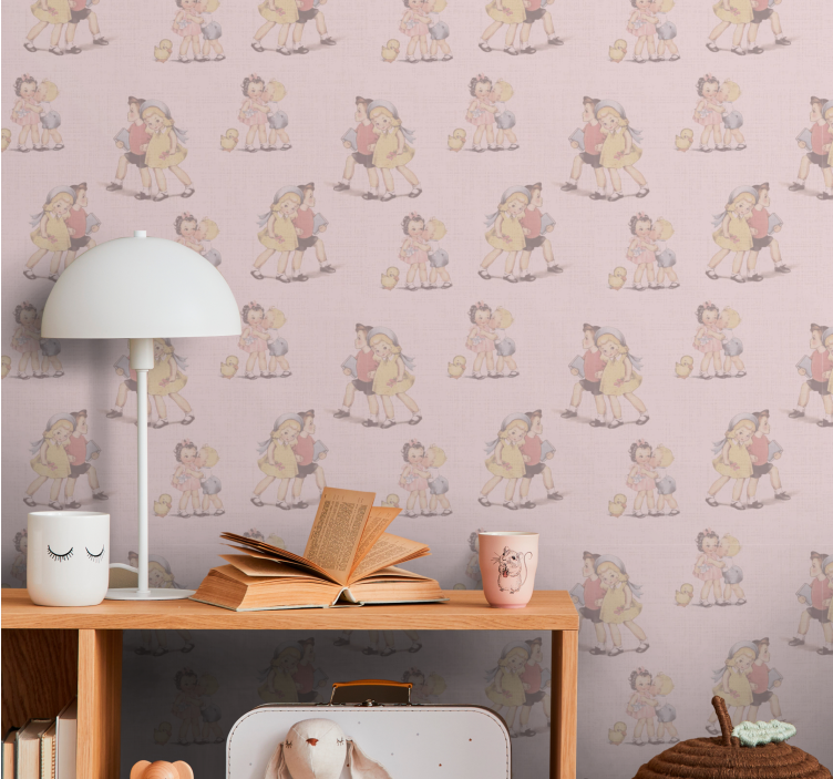 papel de parede quarto de bebé infância encantadora - TenStickers