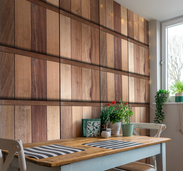 papel de parede Relaxamento Castanho - TenStickers