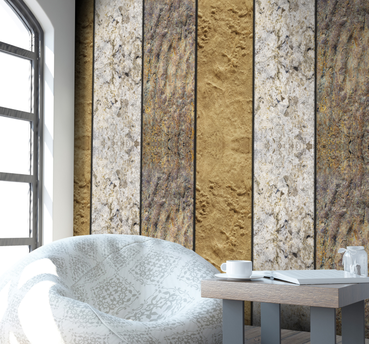 Papel de parede moderno caverna de pedra - TenStickers