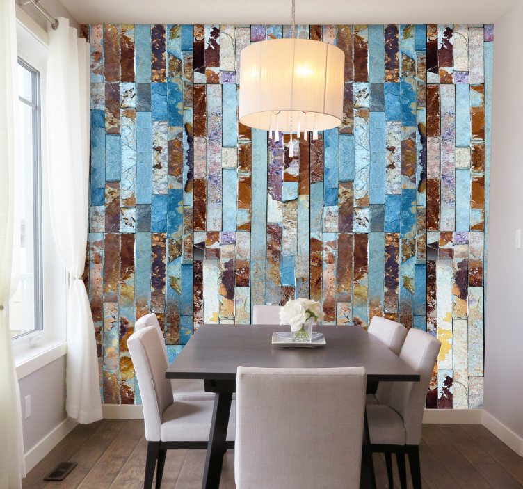 papel de parede texturizado Fogueira Noturna - TenStickers