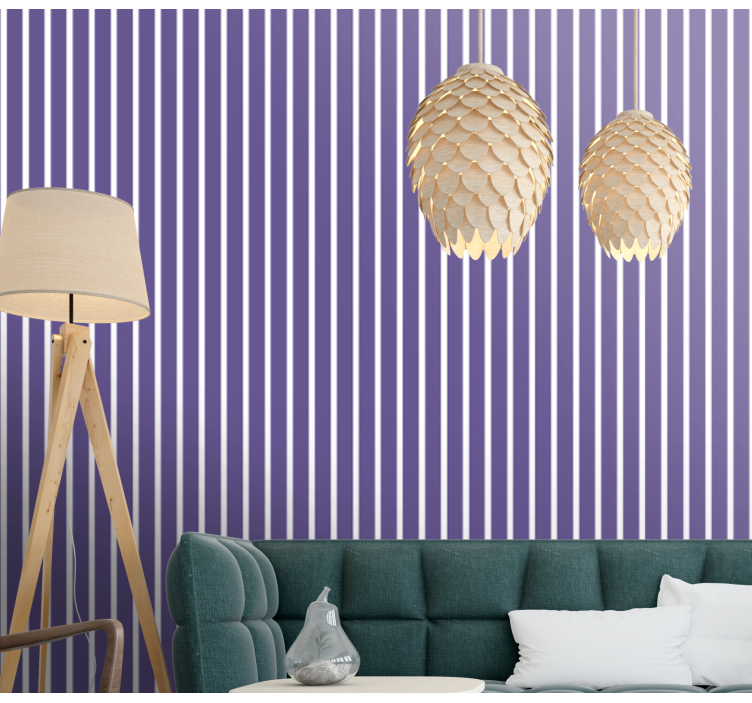 papel de parede vertical linhas verticais elegantes - TenStickers