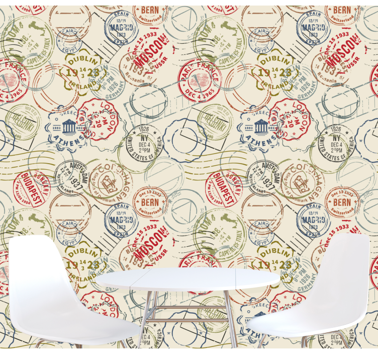 papel de parede outras cidades e países Nomes de países e pontos  - TenStickers