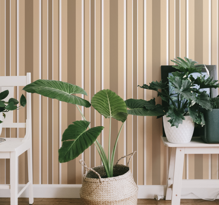 papel de parede vertical Paleta de cores tropicais - TenStickers